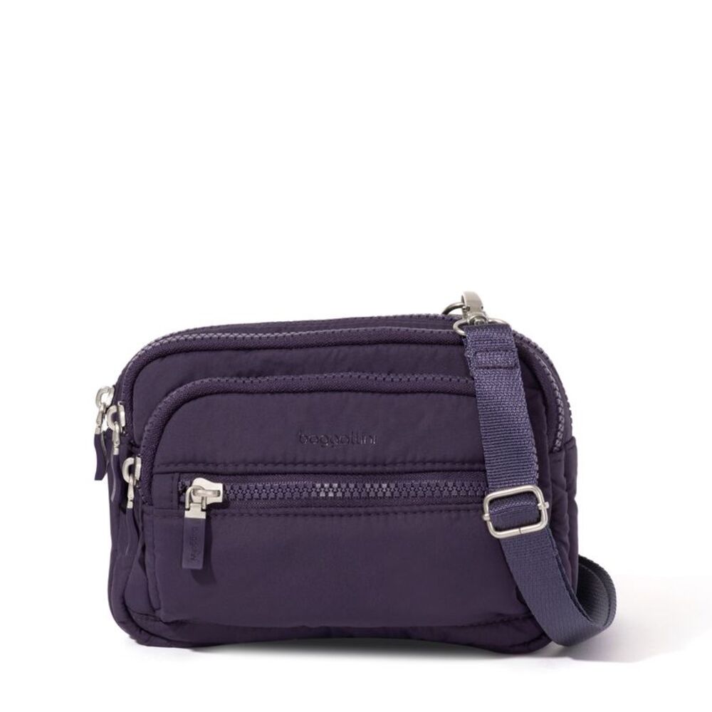 baggallini Women's Triple Zip Bagg Small Crossbody Bag